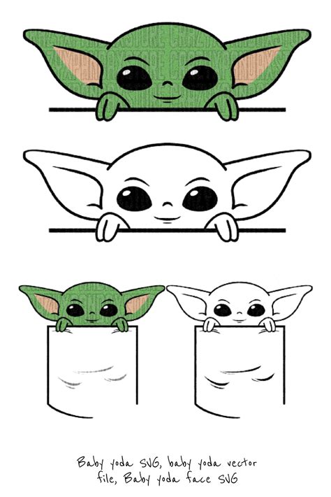 Baby Yoda Svg Bundle Description Baby Yoda Svg Bundle. Please do not ...