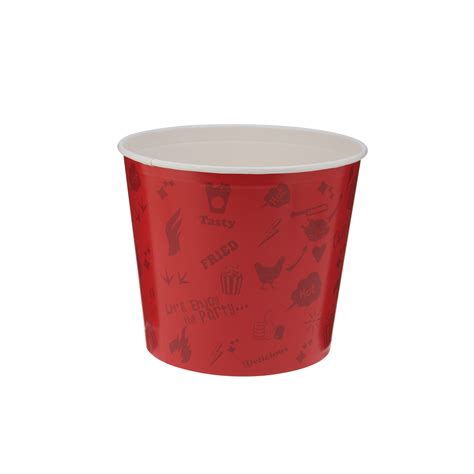 130 OZ PRINTED CHICKEN BUCKET WITH LIDS - H-Pack