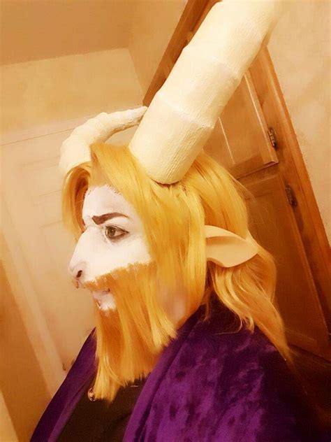 Asgore Dreemurr (Undertale) Makeup Test! | Cosplay Amino