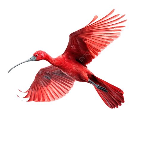 The Striking Scarlet Ibis Copy, Feathers, Beaks, Wings PNG Transparent ...