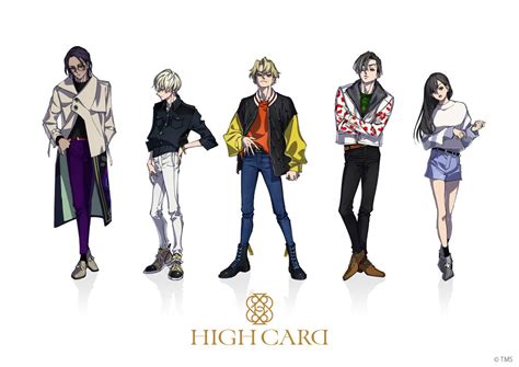 "HIGH CARD" New Character Visuals : r/anime