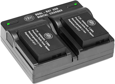 BM Premium 2-Pack of LP-E17 Batteries and Battery Charger for Canon Rebel SL2, SL3,EOS RP, EOS ...