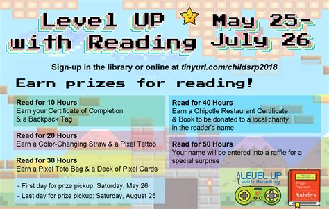 Summer Reading Program at University Park Public Library (City of ...