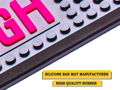 Custom Bar Mats | Personalized Bar Mats | Silicone Rubber Manufacturer