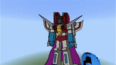 StarScream (Pixel Art) [Transformers Generation One] (Minecraft) - YouTube