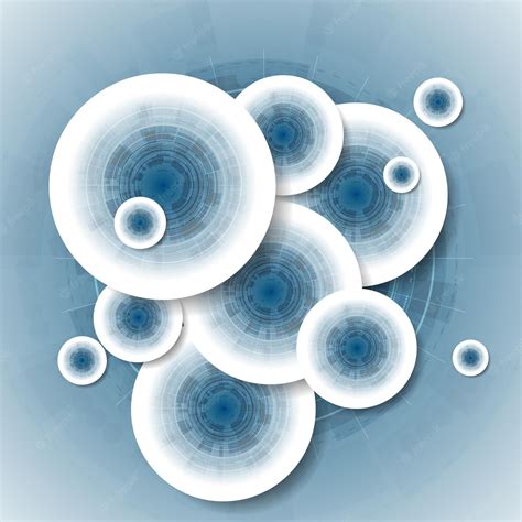 Premium Vector | Abstract blue tech background. vector gears element design