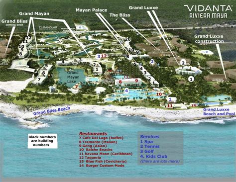 Vidanta Riviera Maya Resort map- Explore the resort grounds and locate the Grand Mayan, Grand ...