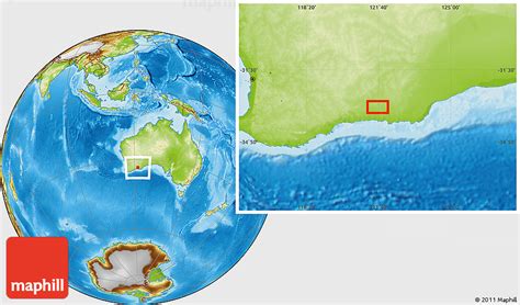 Physical Location Map of Red Lake