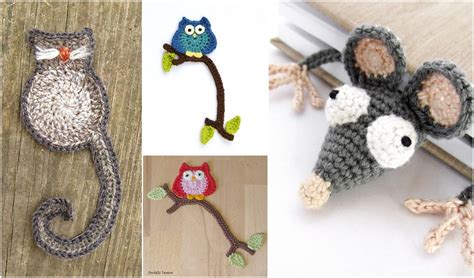 Crochet Animal Bookmarks Free Patterns at David Chon blog