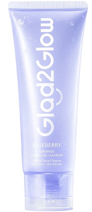 Glad2Glow Blueberry Ceramide Low pH Gel Cleanser ingredients (Explained)