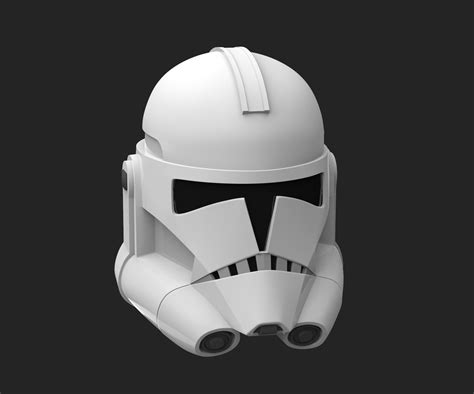 Star Wars: Revenge Of The Sith Clone Trooper Phase II (Weathered) 1:1 Scale Wearable Helmet ...