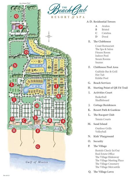 The Beach Club Resort Map - 86 Acres of Full-Service Gulf Shores Resort