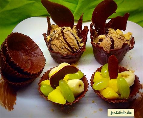 Edible Chocolate Cups Recipe