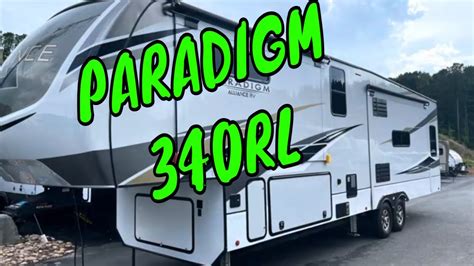 NEW 2022 ALLIANCE PARADIGM 340RL 5TH WHEEL Dodd RV ISLAND KITCHEN REAR ...