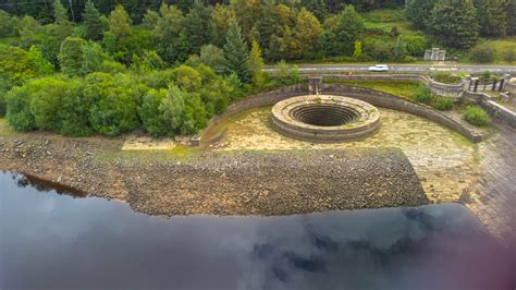 Ladybower Reservoir in the Peak District - Photos by Drone - Grey ...