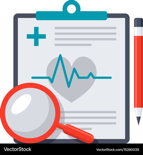 Medical diagnostic icon Royalty Free Vector Image