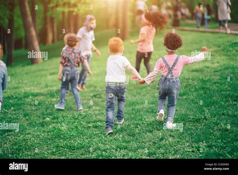 Diversity Group Of Kids Holding Hands. concept friendship Stock Photo - Alamy