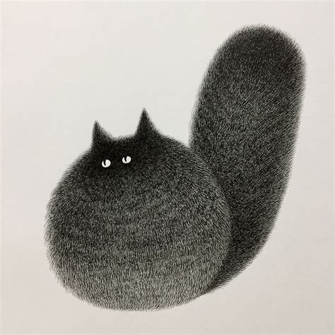 Malaysian Artist Creates Fluffy Cats Using Just Ink And The Result ...