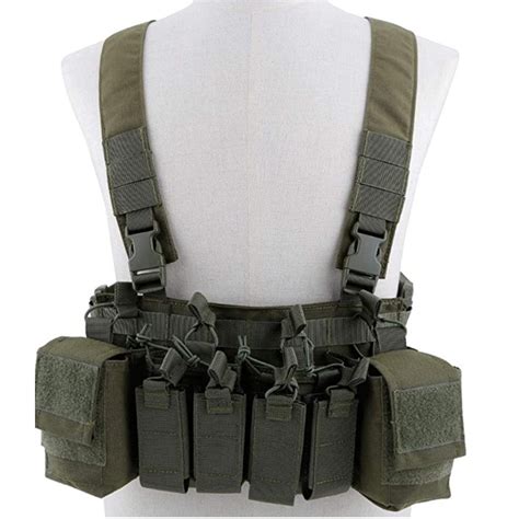 Heavy Duty Adjustable Minimalist Tactical Chest Rig | Tactical chest ...