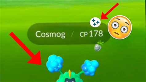 First time Shiny Cosmog in Pokemon Go. - YouTube