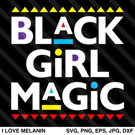 Black Girl Magic SVG – I Love Melanin