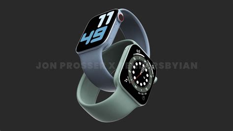 [Update: Renders] Rumor: Apple Watch Series 7 will feature flat-edged ...