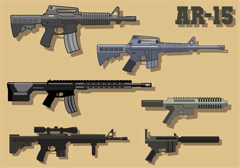 Free AR15 Vector - Download Free Vector Art, Stock Graphics & Images