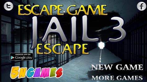 Escape Game Jail Escape 3 Walkthrough - 5ngames - YouTube