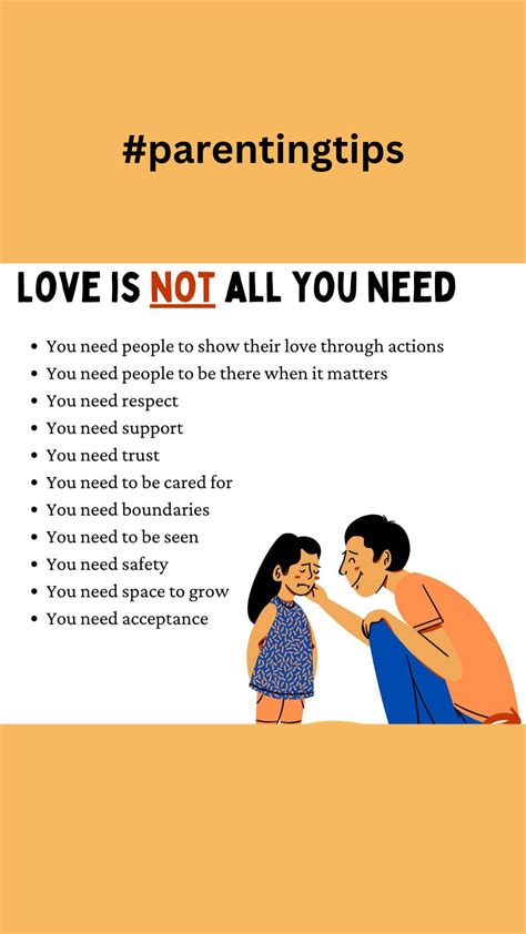 Love is not all you need | Parenting knowledge, Parenting inspiration ...