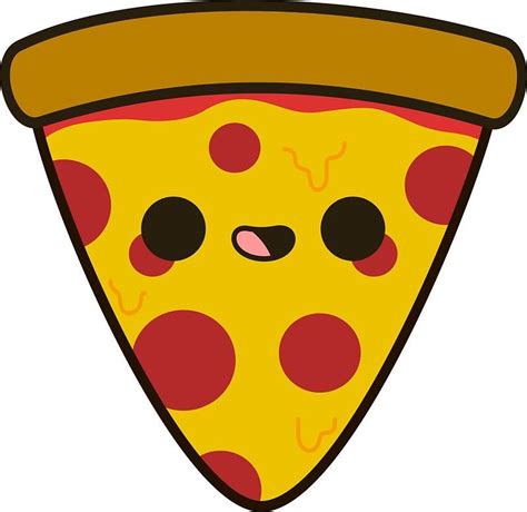 'Yummy pizza' Sticker by peppermintpopuk - ‘Yummy pizza’ Sticker by peppermintpopuk Yummy pizza ...