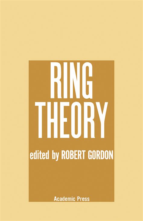 Ring Theory - Book - Read Online