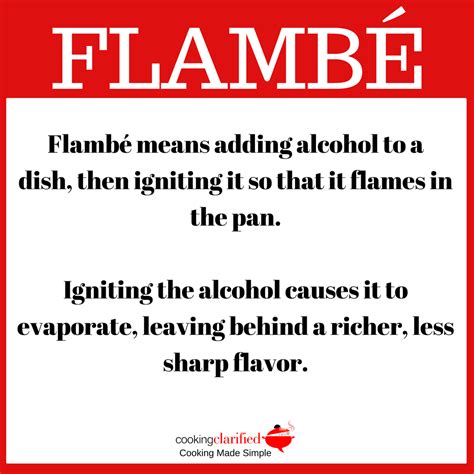 How to Flambé – Cooking Clarified