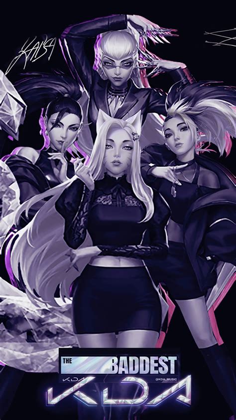 The Baddest, KDA, Akali, KaiSa, Ahri, Evelynn, LoL, League of Legends, Video Game 4k, HD ...