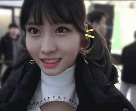 Momo Twice GIF - Momo Twice Wink - Discover & Share GIFs