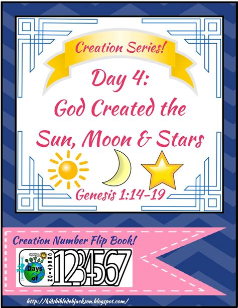 Bible Fun For Kids: The Creation For Kids: Day 4