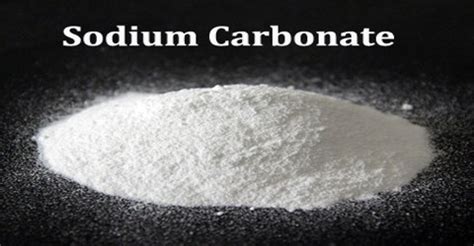 Sodium Carbonate - Assignment Point