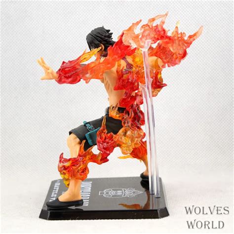 One Piece Portgas D Ace Battle Version Fire Fist Ace Action Figure ...