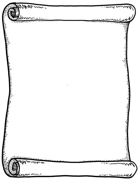 Coloring Page Scroll - KerleynHurst