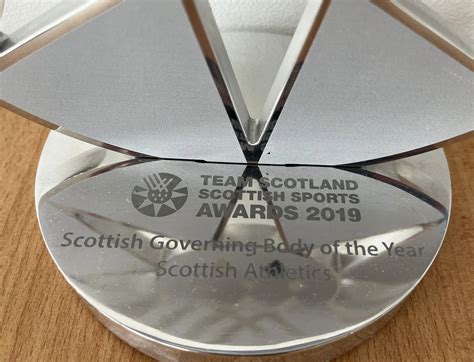 In the running! We are short-listed for Governing Body of the Year - Scottish Athletics