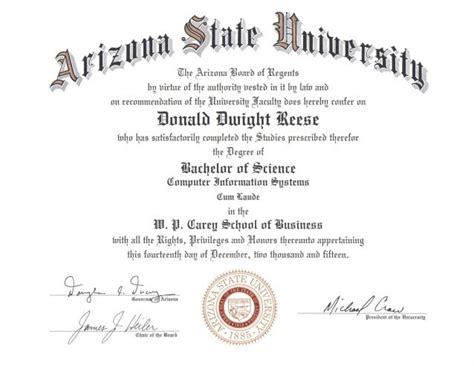 ASU Diploma