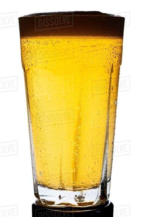 Full glass of beer - Stock Photo - Dissolve