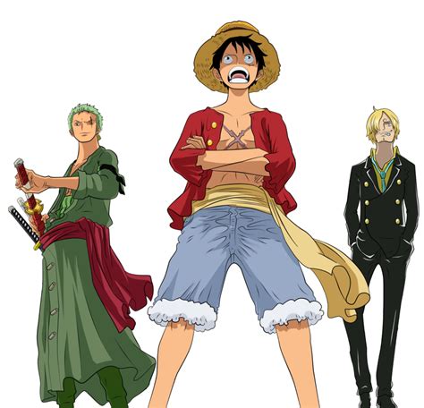 Image - Luffy, Zoro, and Sanji.png - Superpower Wiki