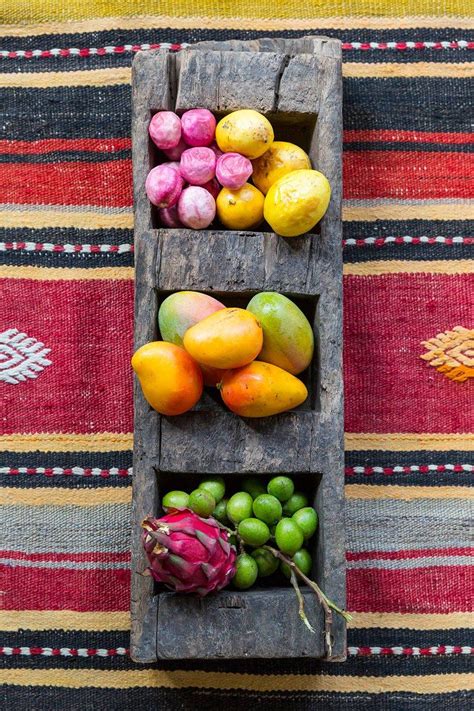 The daily fruit basket served in each room at the Tribal. Managua ...