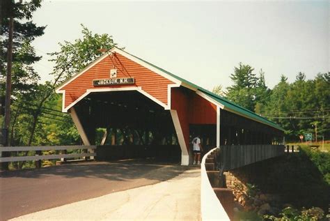 Jackson NH covered bridge ...photo by Geraldine Clark | Covered bridges, Covered bridge photo ...