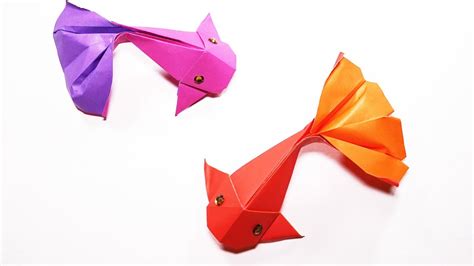 Origami Fish Koi (Riccardo Foschi) - Paper Folding / Papier Falten / 종이 ...