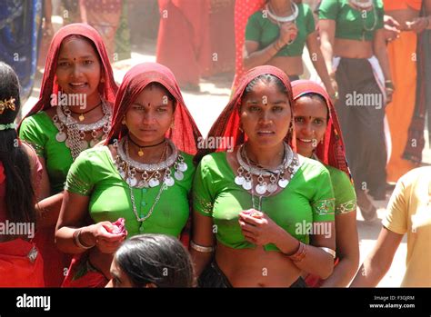 Tribal woman ; holy festival ; district Vadodara ; Gujarat ; India ...