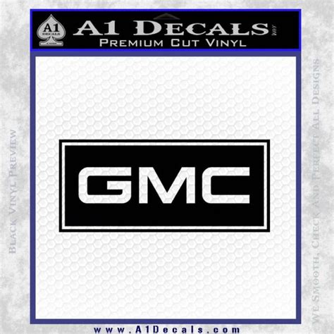 GMC Logo Decal Sticker RT » A1 Decals