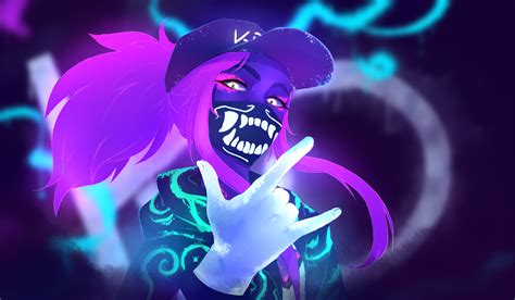 🔥 Download Kda Akali Skin Wallpaper By Skailak And by @davidnorris | Akali KDA Wallpapers, KDA ...