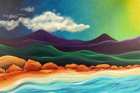 Purple Mountain Majesty Painting by Jessi Smith