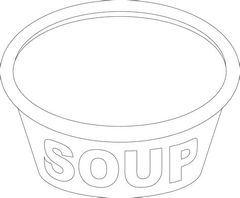 Printable Soup Bowl Template